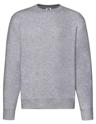 Immagine prodotto di Fruit of the Loom - Felpa con inserto "Premium" da uomo LT1716 (3XL) (grigio)