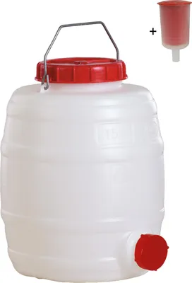 Produktbild von Graf Getränkefass Rund 15 Liter mit Gärspund