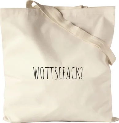 Produktbild von Wottsefack WTF Jutebeutel Geschenk Humor Büro Mitarbeiter Chef Kollegen