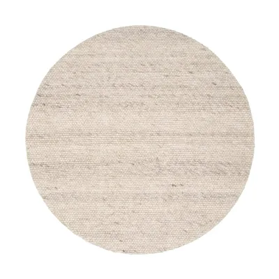 Produktbild von Volero - Wollteppich Rund - Feline Weiß Meliert - Ø 160 cm - Wohnzimmer, Esszimmer, Schlafzimmer - Klassik, Ländlich, Modern, Skandinavisch