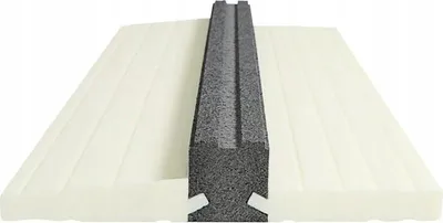 Obrázok produktu pre Teplý, Oboustranný, Čierny Parapet S Tvrdým Jadrom, Click-On-Plastimet