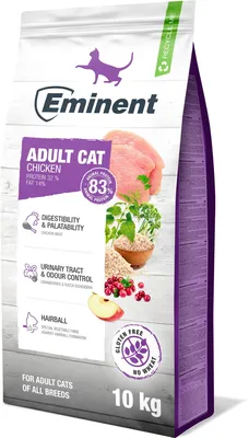 Obrázok produktu pre Prémiové krmivo pre mačky Eminent CAT adult KURA 10kg
