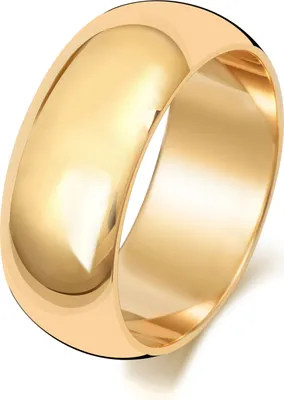 Produktbild von Schwerer 9 Karat (375) Gold 8mm D-Form Herren/Damen - Trauring/Ehering/Hochzeitsring, 64 (20.4); TRS190029KYRSV