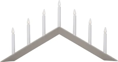 Produktbild von Star Trading 219-96, Leichte Dekorationsfigur, Beige, IP20, Weiß, 7 Glühbirne(n), E10