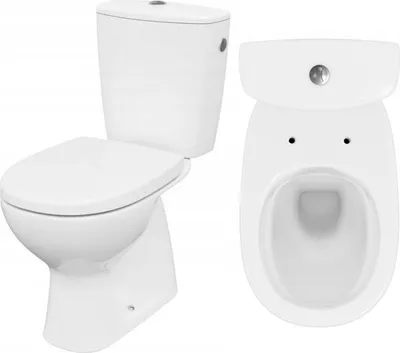Produktbild von WC Compact weiß Toilettensitz mit ARTECO 3/5 L Sitz