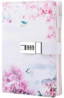 Produktbild von Famanu Tagebuch mit Schloss für Frauen und Kinder - Persönliches Notizbuch A5