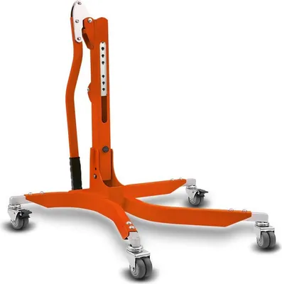 Image de Béquille centrale # Power sans plaque d'adaptation orange