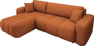 Produktbild von MIRJAN24 Ecksofa Furyn, Wohnzimmer Eckcouch mit Bettkasten und Schlaffunktion, L-Form, Seite Universal (Farbe: Velo 627)