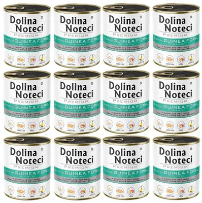 Produktbild von Dolina Noteci Premium Nassfutter für Hunde Glutenfrei mit Perlhuhn und Apfel 12x800g