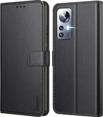 Image de Xiaomi 12 / 12X Housse en cuir pour téléphone portable Flipcase noir