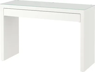 Produktbild von IKEA Malm Schminktisch weiß mit Glasplatte 120 x 41 x 78 cm
