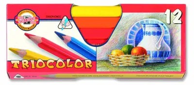 Zdjęcie produktu dla Kredki Triocolor 3152 12Kol. Trójkątne Grube 4914