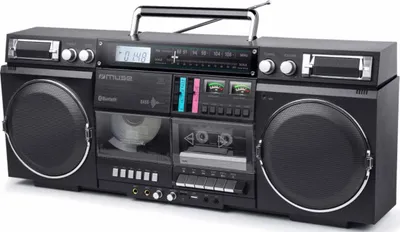 Produktbild von Cd-radio-kassette mit bluetooth schwarz Muse M-380GB