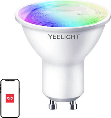 Produktbild von Yeelight YLDP004-A, Intelligentes Leuchtmittel, Weiß, LED, GU10, 2700 K, 6500 K