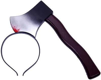 Produktbild von Halloween-Dekorationen – Schraubenschlüssel, Axt durch den Kopf, Scherzartikel, Stirnband, Halloween-Accessoires