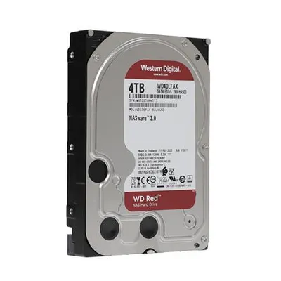 Obrázok produktu pre Western Digital Red , 4 TB, 5400 ot/min, 256 MB, 3.5", Serial ATA III