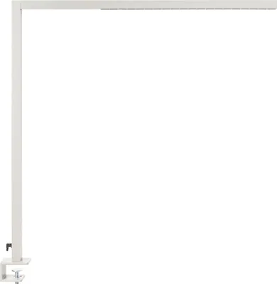 Produktbild von BELIANI LED-Schreibtischlampe Silber Metall mit Touch-Funktion Dimmbar Klemmbar Modern Büro Ausstattung Klemmleuchte Arbeitsleuchte Architektenlampe