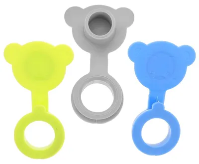 Image de 3 bouchons de baignoire en silicone pour tout-petits, bouchons universels pour baignoires de bébé, étanches, faciles à utiliser, polyvalents, variés