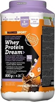 Produktbild von NAMEDSPORT Whey Protein Dream Hazelnut Doplněk stravy