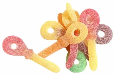 Productafbeelding van Red Band fruitgummie zuigelingen, super zuur, 100 stuks, 1150g