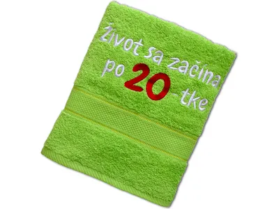 Obrázok produktu pre Osuška Život sa začína po 20-tke