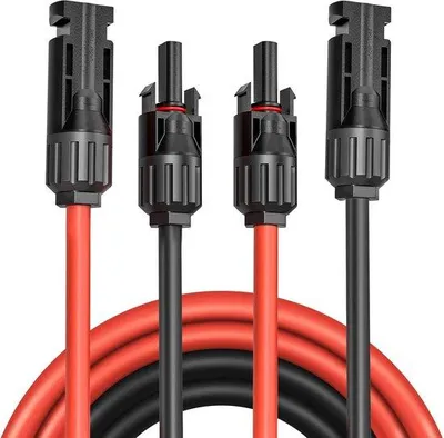 Obrázek produktu pro Solární kabel, prodlužovací, 10 metrů - 6 mm² - vodotěsný konektor IP68 - ideální pro solární panely
