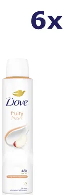 Produktbild von 6x Dove Deo-Spray – 200 ml, fruchtig-frisch