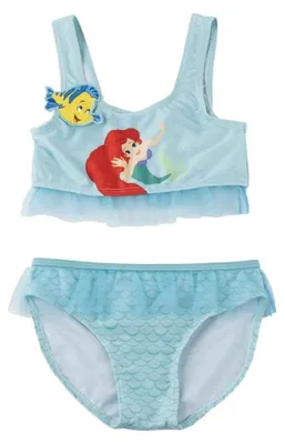 Produktbild von Meerjungfrauen-Bikini-Set für Mädchen – Disney Kinderbikini für Strand, Pool und