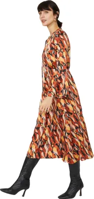 Produktbild von Principles - Midikleid Krawatten-Kragen für Damen DH3856 (46 DE) (Bunt)