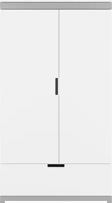 Produktbild von Kinderkleiderschrank Kubi Drehtürenschrank Kleiderschrank