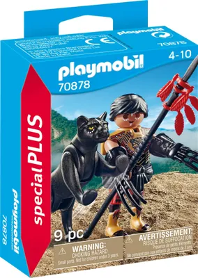 Produktbild von PLAYMOBIL Special Plus Krieger mit Panther 70878