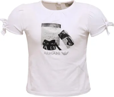 Immagine prodotto di 2772X maglia bimba ARMANI BABY GIRL t-shirt Cotone white