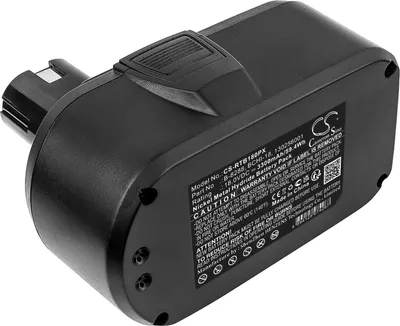 Zdjęcie produktu dla TECHTEK Bateria kompatybilny z [Ryobi] CDL1802P4, CID-1802P, CS1800, CTH1802, CTH1802K, FL1800, HBD750R, HD1800M, HP1802M, MS181, R10530, R10531, R10