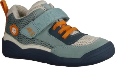 Produktbild von Affenzahn Cheerly Hase Kinderschuhe Halbschuhe Klett Barfußschuhe Grün Freizeit, Schuhgröße:26 EU