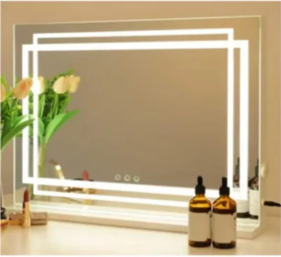 Obrázek produktu pro LED kosmetické zrcátko, stmívatelné ve 3 barvách, dotykové, 58 cm