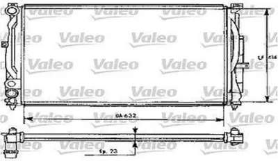 Produktbild von VALEO Kühler, Motorkühlung  731537