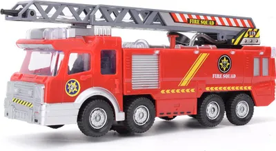 Image de Mini - simulation de camion à échelle aérienne Véhicule Combats de pompiers Enfants Jouets d'incendie