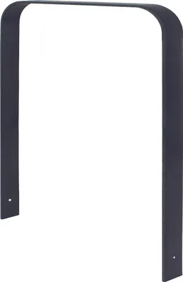 Produktbild von Fahrradanlehnbügel 115 x 76 cm Flachstahl 12 mm pulverbeschichtet zum Einbetonieren Parker Anthrazit     Typ U