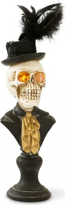 Produktbild von Viktorianische Skelett Büste mit LED Augen 45cm