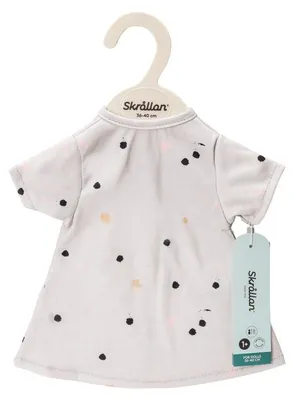 Immagine prodotto di Abito da bambola Skrallan a pois - vestiti per bambole da 36-40 cm