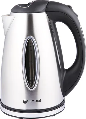 Produktbild von Grunkel HV-16GX, 1,7 l, 2200 W, Edelstahl, Edelstahl, Wasserstandsanzeige, Drahtlos