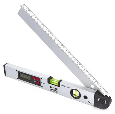 Obrázok produktu pre Vodováha s uhlomerom 400mm HBM