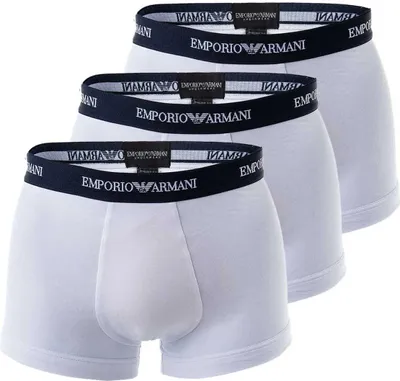 Produktbild von Emporio Armani 111357-cc717-00110 Boxers Pack-3 White / Black XL