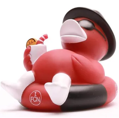 Produktbild von Badeente 1. FC Nürnberg Schwimmring Vinyl 7 cm