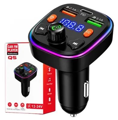 Produktbild von Bluetooth FM Transmitter Auto Freisprecheinrichtung Schnellladegerät USB