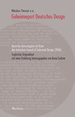 Immagine prodotto di Pevsner, N: Geheimreport Deutsches Design