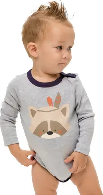 Produktbild von Baby Jungen Body Mýval  - Graumeliert - 86