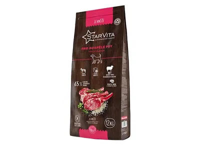 Produktbild von Starvita Trockenfutter für Hunde Lamm,Reis 12 Kg