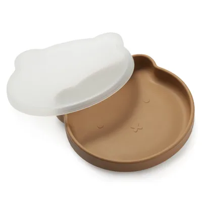 Obrázek produktu pro Silikonový talíř s víčkem Kidnort Retter tmavý