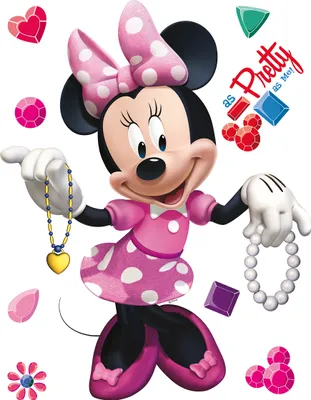 Produktbild von Disney Wandtattoo Minnie Maus Rosa - 600185 - 65 x 85 cm